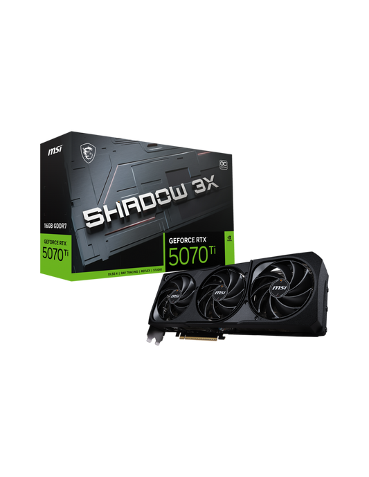 VGA MSI GEFORCE RTX 5070 Ti 16G SHADOW  3X OC BULK
